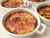 Crème brulée au safran